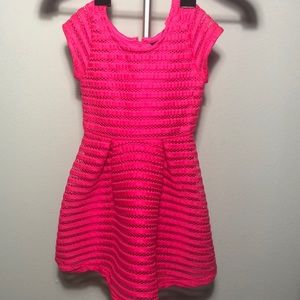 Childrens Place Kids Hot Pink Girls Dress Sz 5/6